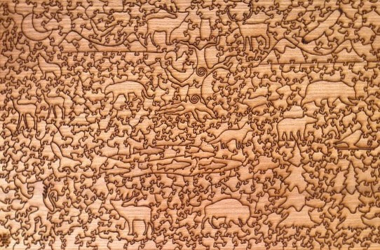Bull Elk in Snowstorm